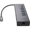 Nešiojamojo Kompiuterio Mini Dokavimo Stotis - LINDY DST-Mini Duo, USB-C Dokas, 2x 4K HDMI, PD 100W, Gigabit Ethernet