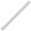 Liniuotė Linex Coll-322, 30cm, tribriaunė, baltos spalvos