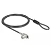 Delock Navilock 20691, 1,5 m, raktas, plienas, juodas, sidabrinis