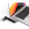 Linka zabezpieczająca Maclocks Compulocks Dviejų galvučių suvyniotas kabelis su raktu užraktas - juodas