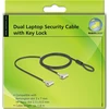 Linka zabezpieczająca Navilock Navilock Dual Notebook Sicherungskabel 2 Kesnington Slots
