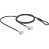 Linka zabezpieczająca Navilock Navilock Dual Notebook Sicherungskabel 2 Kesnington Slots