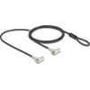 Linka zabezpieczająca Navilock Navilock Dual Notebook Sicherungskabel 2 Kesnington Slots