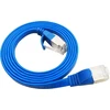 LinkIT Plokščias tinklo kabelis RJ-45, Cat.6a, U/FTP, PVC, mėlynas, 3 m (STP-FL6A-00300-BL)