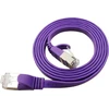 LinkIT Plokščias U/FTP Cat6A violetinis 1 m AWG 32/7, PVC, 1,85x6 mm