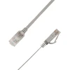 LinkIT Flat U/UTP Cat6A Pilkas 4.5m AWG 34/7, PVC, 1x4mm