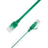 LinkIT Płaski kabelis sieciowy RJ-45, Cat.6a, U/UTP, PVC, žalia, 1.5 m (UTP-FL6A-00150-GR)