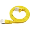 LinkIT Plokščias tinklo kabelis RJ-45, Cat.6a, U/FTP, PVC, geltonas, 5 m (STP-FL6A-00500-GL)