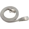 LinkIT Plokščias tinklo kabelis RJ-45, Cat.6a, U/FTP, PVC, pilka, 4.5 m (STP-FL6A-00450-GY)