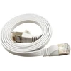 LinkIT plokščias U/FTP Cat6A baltas 4 m AWG 32/7, PVC, 1,85x6 mm