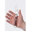Lionsteel Knives Dėklo kišenės dėvėtas Trapper SS senas raudonas sulankstomas peilis