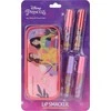 Lip Smacker Disney Princess Lūpų blizgis &amp; Pouch lūpų blizgiai 4x6ml + kosmetinis maišelis