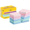 Lipnūs lapeliai 3M Post-it® Super Sticky Soulful, 47.6mmx47.6mm, 12 vnt. po 90 lapelių