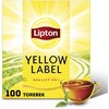 Lipton „Geltona Label“ juodoji arbata, 100 pakelių (200 g)