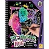 Lisciani Zdrapywanka eskizų knygelės nulio atskleidimas Monster High