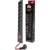 Acar R8 Power 8 gniazd 230V PL 5m 16A juoda