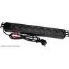 Actina Ilgiklis - Alantec 19" 8x230V 16A, Juoda