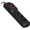 Ilgiklis - Activejet COMBO-IEC-3G 3x Tipo E Lizdai 1,5 m Laidas Juodas