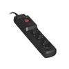 Ilgiklis - Activejet COMBO-IEC-3G 3x Tipo E Lizdai 1,5 m Laidas Juodas