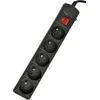 Prailgintuvas Akyga AK-SP-05B - juodas - 5 lizdai - 3m