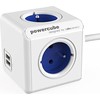 Allocacoc PowerCube Extended 4 lizdai 2x USB 1,5m malūnėlis