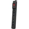 ARMAC Surge protection MULTI M6 10m 6x French outlets juodas