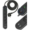 ART FU815 4 gniazda-10A-2USB A+C-2.6A-juoda-3m-3x1,0mm2