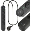ART FU910 4 gniazda-16A-USB A+C-3.4A-szybka kroviklis-juoda-1,5m-3x1,5mm2