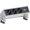 Bachmann lizdų juosta Desk2 3x lizdų tiekimo linija