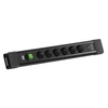 Maitinimo juosta Bachmann CONNECTUS 6xCEE7/3, 1x jungiklis, 1xUSB-C/C 65 W, ilgis 2,0 m, CEE7/7, juoda