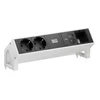 Maitinimo juosta Bachmann DESK 2, 2 lizdai, 1x USB-C modulis 65 W, 0,2 m, balta