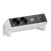 Maitinimo juosta Bachmann DESK 2 2 lizdai USB-C 65 W 0,2 m balta