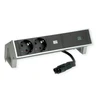 Maitinimo juosta Bachmann DESK 2 2 USB-C lizdai 60 W 0,2 m sidabrinė