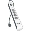 Maitinimo Blokas - Belkin BSV401CA2M 4 AC Lizdai 2m Juodas/Baltas