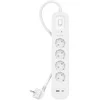 „Belkin“ viršįtampių apsaugos maitinimo laidas, 4 lizdai, 2 m, Balta (SRB001VF2M-V2)