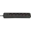 Brennenstuhl eco-line 6gn 1.5m juoda be issk.