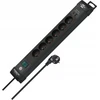 Brennenstuhl Premium-Line 6 lizdų 3 m juodas ilgiklis (002302690000)