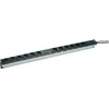 Assmann Electronic DIGITUS 48,3cm 19Zoll Steckdosenleiste Aliuminio 12fach 2Kreislaeufe juodas 2x16A mit 2xUeberlastschutz inkl. Metallhalterung