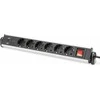 Digitus | Office Power Strip | DA-70624 | Sidabrinis/Juodas