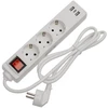 Maitinimo juosta FIESTA EXTENSION CORD LISTWA ZASILAJĄCA 10A 3 LIZDAI 2xUSB-A 1xUSB-C 1,5 M SCHUKO BALTA [46318]