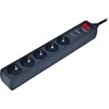 Gembird EnerGenie | Surge Protector SPG5-C-15/ 4.5 m/ 5 Sockets/ Juodas