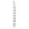 KERG maitinimo lizdas su automatiniu jungikliu – 6 lizdai, 3 USB, 16A, 1,5 m