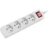 LANBERG PS1-04E-0150-W 1.5M Baltas LANTERGE CURVE 4X 230V PL WITH CIRCUIT BREAKER FULL COPPER