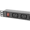 LANBERG RACK PDU POWER STRIP 19" 1U 16A 2M 4X C19 6X IEC C13 Juodas C20