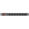 LANBERG PDU-07F-0200-IEC-BK PDU 1U 10A 7 sockets schuco 2m Juodas