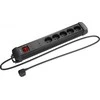 Lanberg maitinimo juosta SP1 1.5m 5x PL juoda