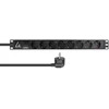 Lanview LVR-2MSCH-SPD-SCH8 maitinimo juosta PDU 8 lizdai Juoda (W129238343)