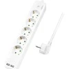 LogiLink 5 gniazd 1.5m balta | 2 x USB