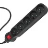 MACLEAN MCE185 Maclean MCE185 Power Strip 5 lizdas su jungikliu 5 m