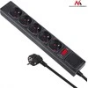 MACLEAN MCE219 Maclean MCE219 Maitinimo juostos ilgintuvas 5 lizdai 250VAC / 10A 1,5m